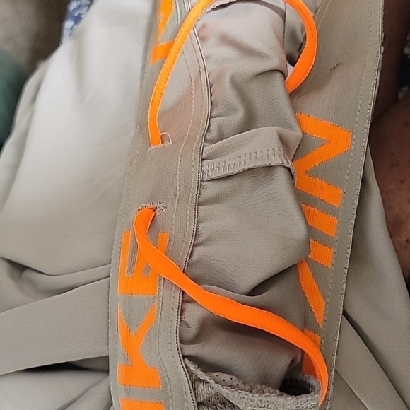 NIKE MEN'S TRAINING SPORT CLASH DRI FIT KNITTED BROWN SHORT SIZE LARGE - Picture 12 of 12